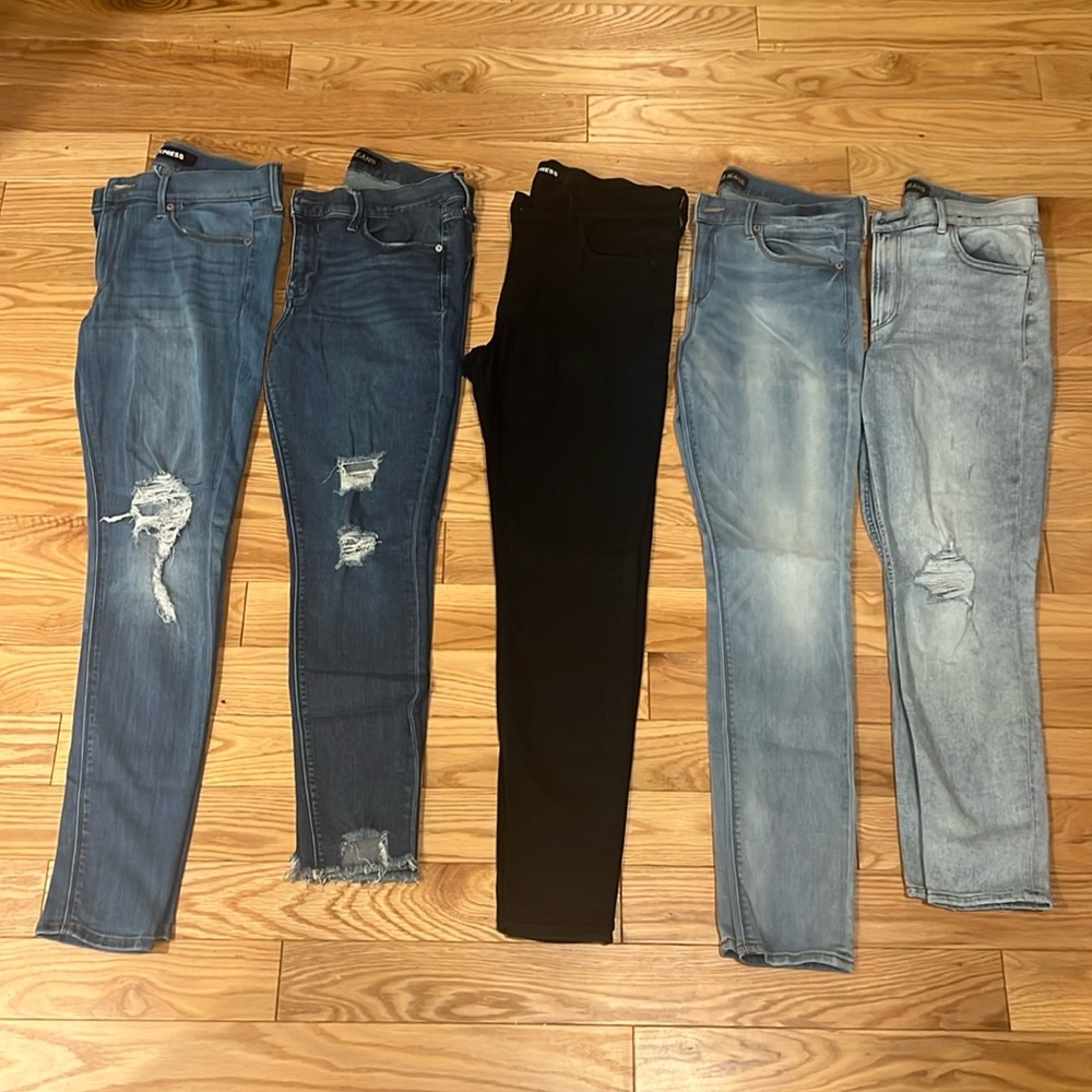 Lot of size 10 Express jeans - MAKE AN OFFER